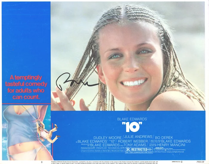 Bo Derek autograph