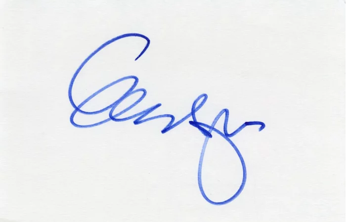 George Lopez autograph