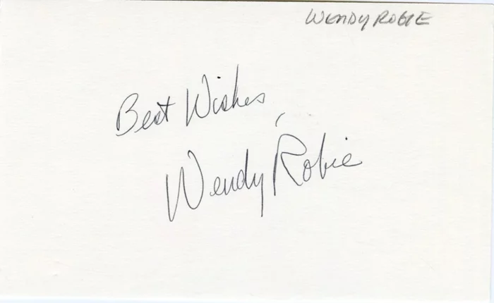 Wendy Robie autograph