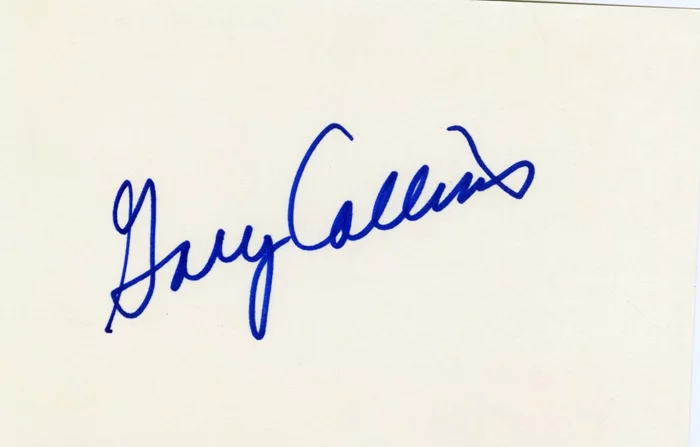 Gary Collins autograph
