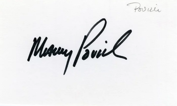 Maury Povich autograph
