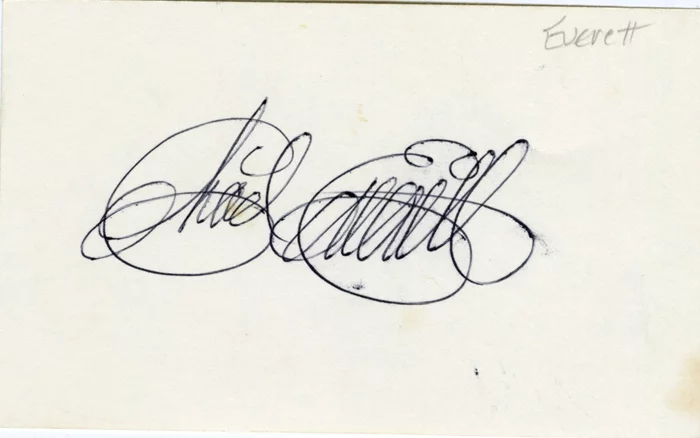 Chad Everett autograph