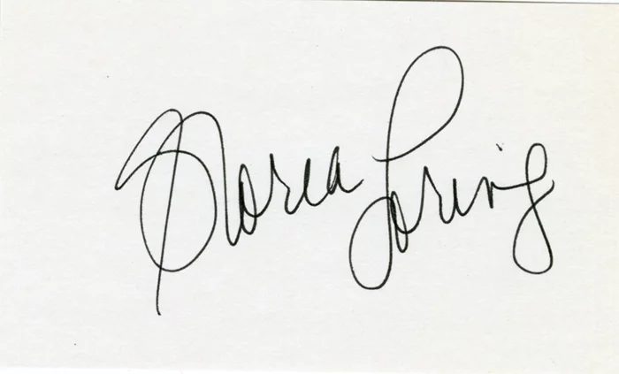 Gloria Loring autograph