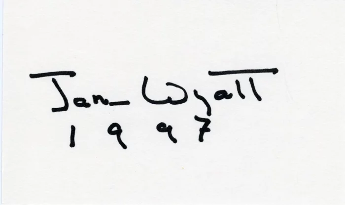 Jane Wyatt autograph
