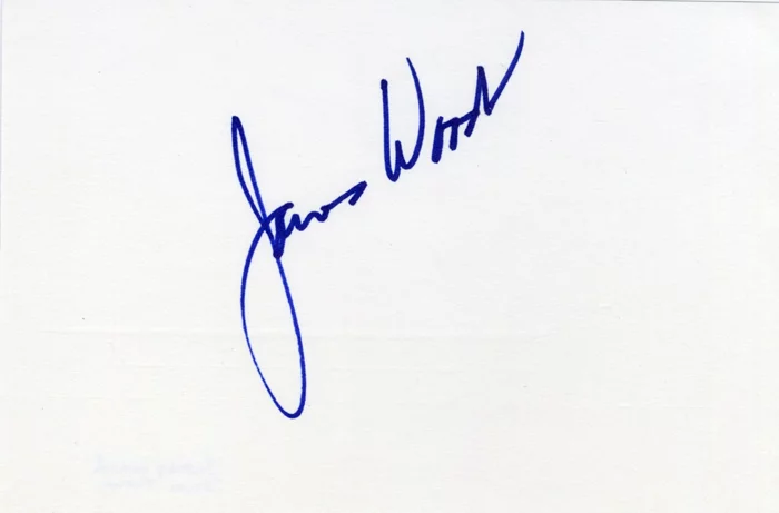 James Woods autograph