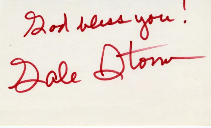 Gale Storm autograph