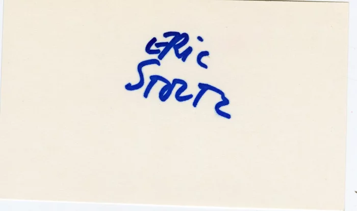 Eric Stoltz autograph
