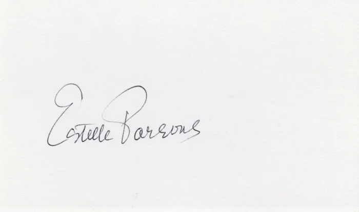 Estelle Parsons autograph