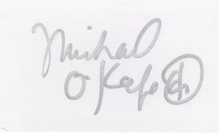 Michael O'Keefe autograph
