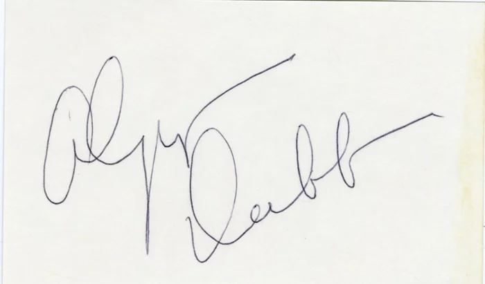 Olympia Dukakis autograph