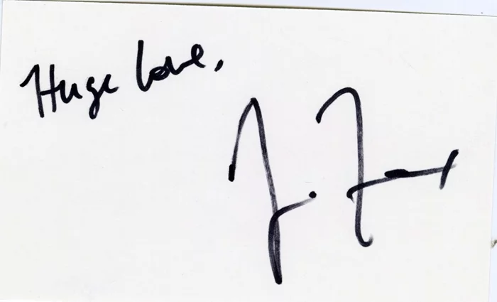 Jorja Fox autograph