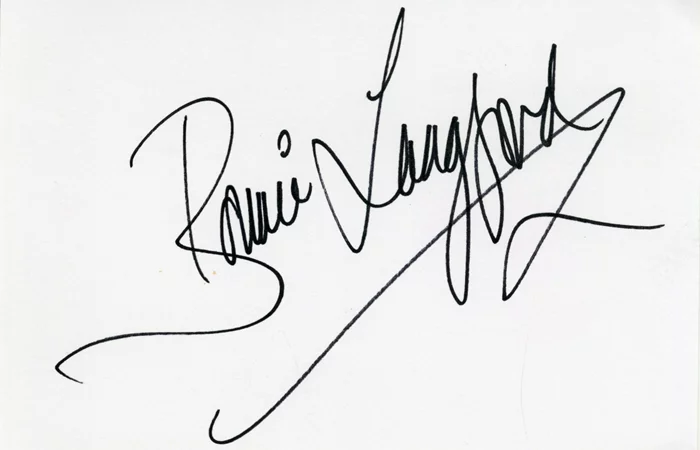 Bonnie Langford autograph