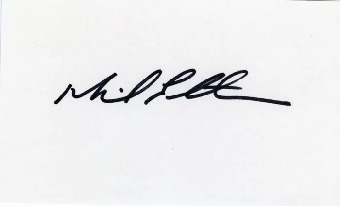 Michael E. Thornton autograph