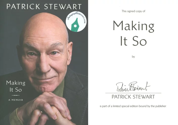 Patrick Stewart autograph