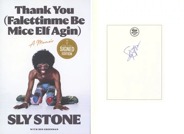 Sly Stone autograph