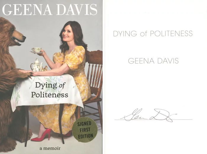 Geena Davis autograph