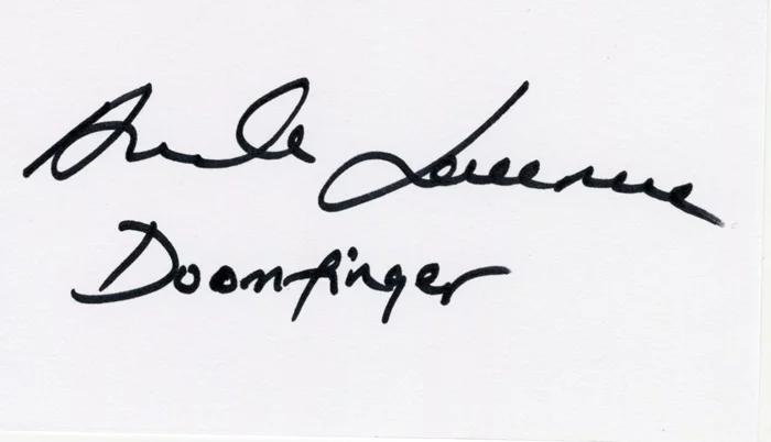 Amanda Lawrence autograph