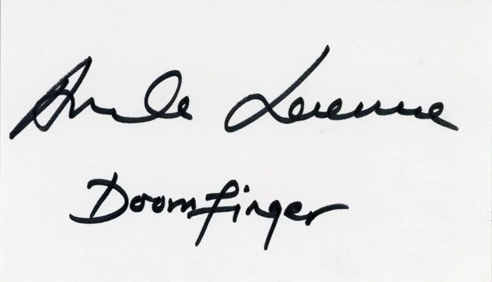 Amanda Lawrence autograph