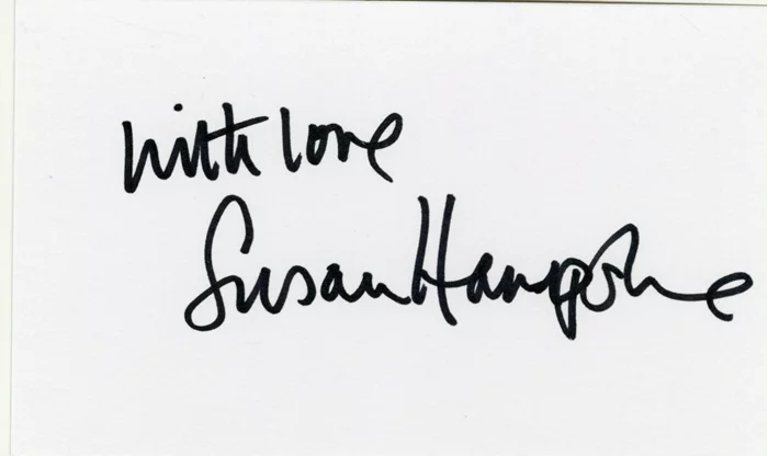 Susan Hampshire autograph