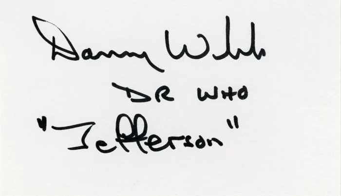 Danny Webb autograph