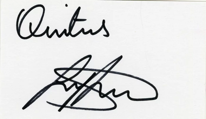 Francois Pandolfo autograph