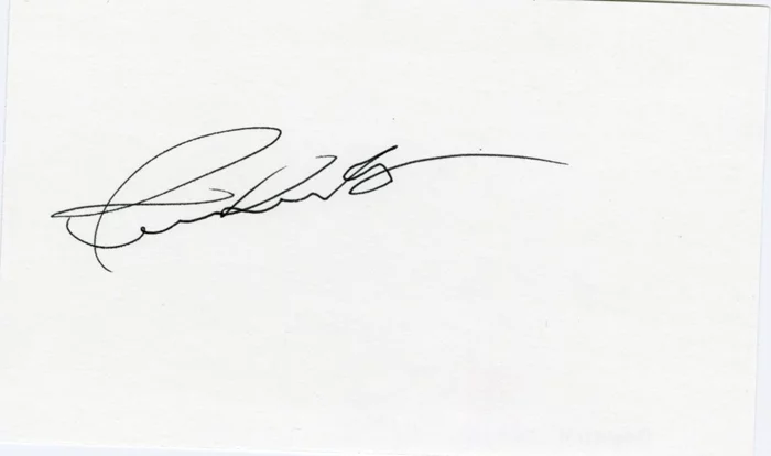 Patrick Wayne autograph