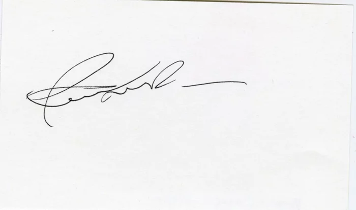 Patrick Wayne autograph