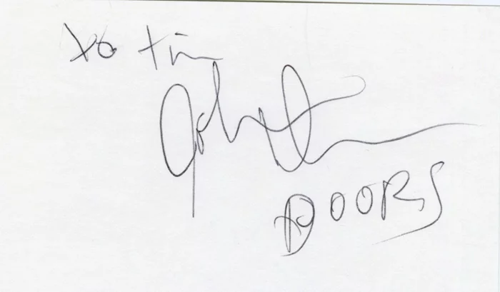 John Densmore autograph