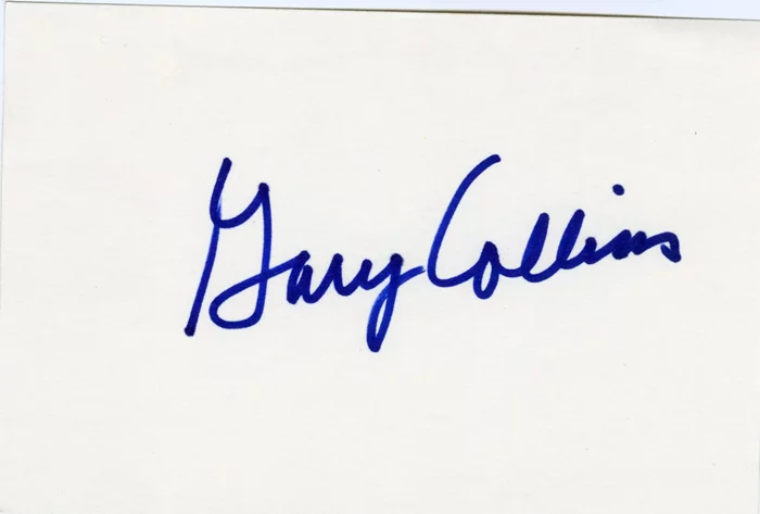 Gary Collins autograph
