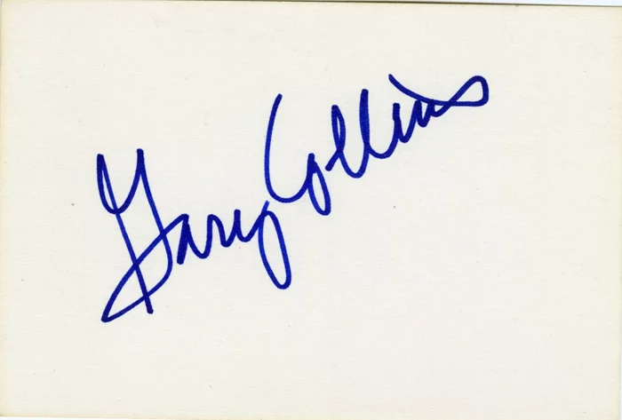 Gary Collins autograph