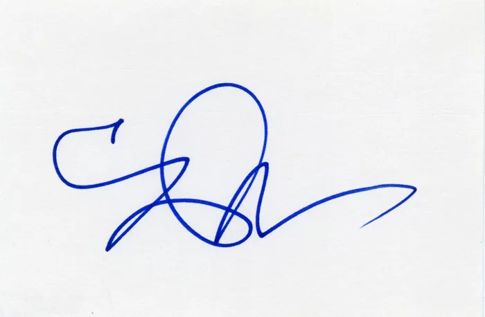 Simon Rex autograph