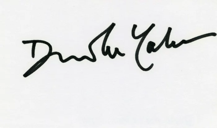 David McCallum autograph
