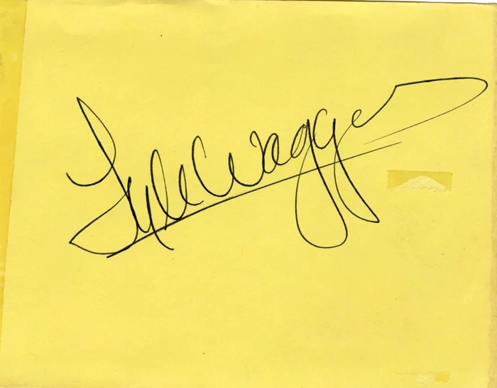 Lyle Waggoner autograph