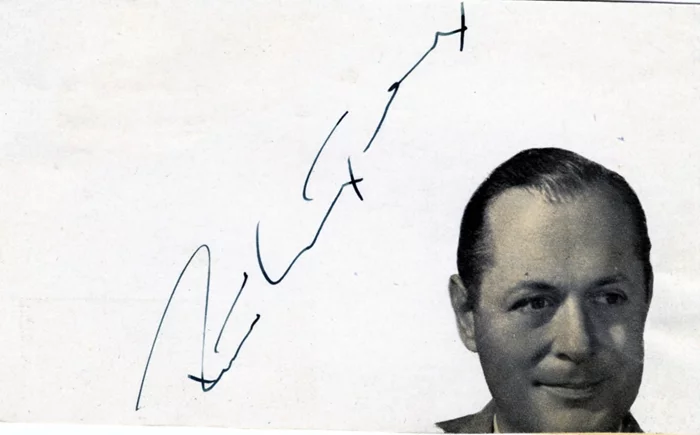 Robert Montgomery autograph