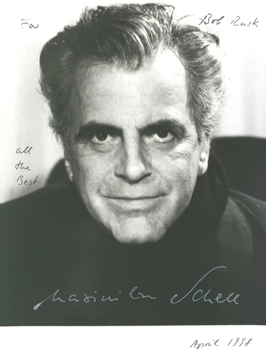 Maximilian Schell autograph