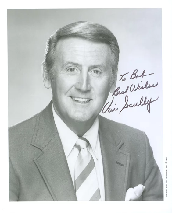 Vin Scully autograph