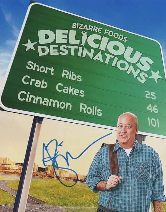 Andrew Zimmern autograph