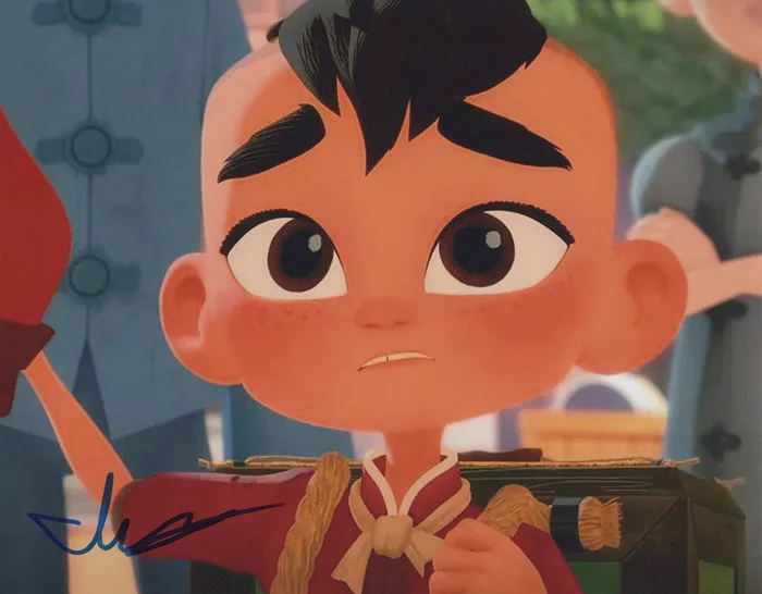 Izaac Wang autograph