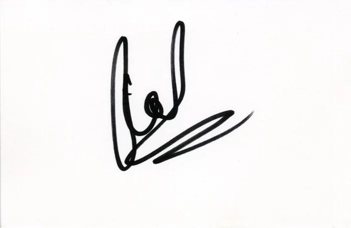 Robin Gibb autograph