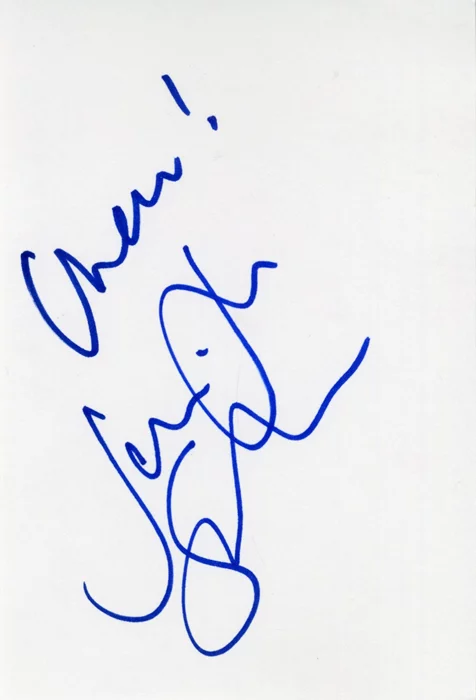 Jennifer Saunders autograph