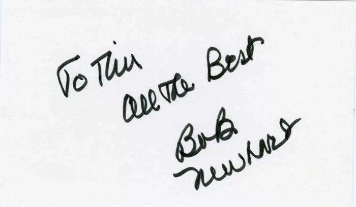 Bob Newhart autograph