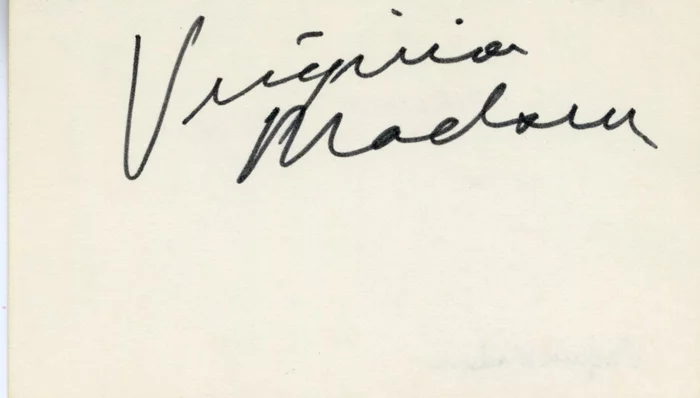 Virginia Madsen autograph