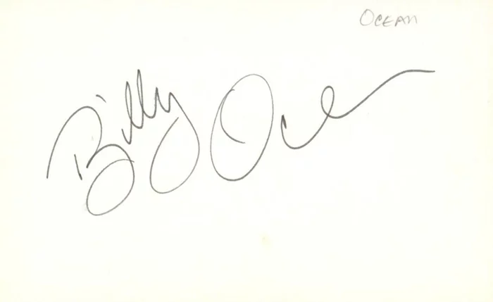 Billy Ocean autograph
