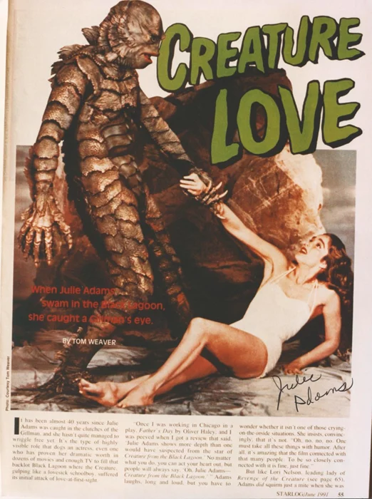 Julie Adams autograph