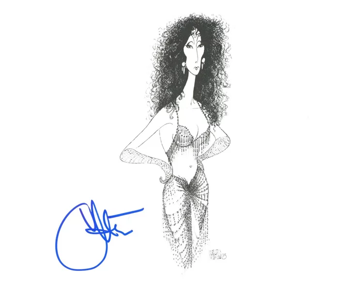 Cher autograph