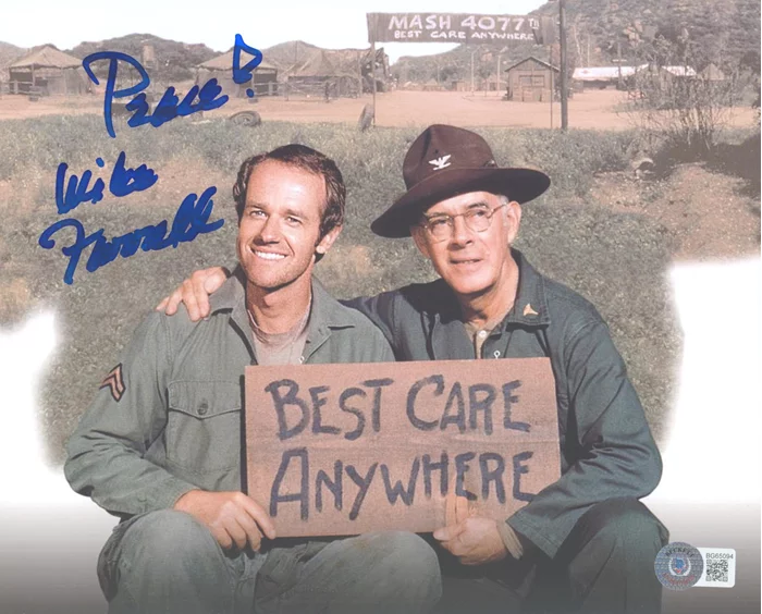 Mike Farrell autograph