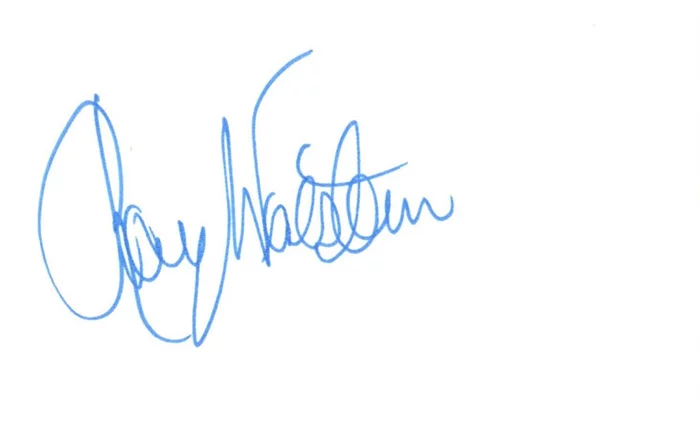 Ray Walston autograph