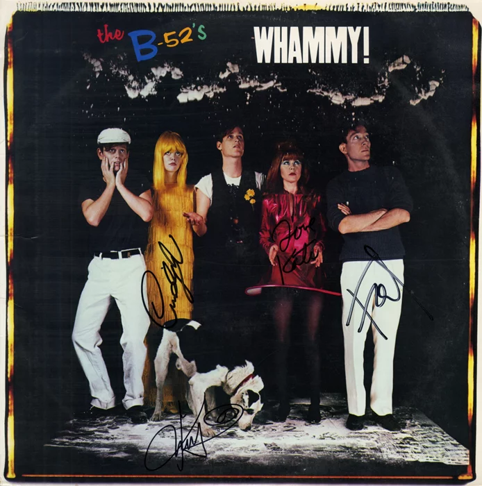 The B-52's autograph