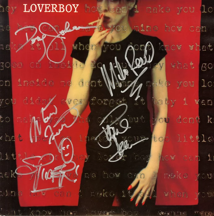 Loverboy autograph