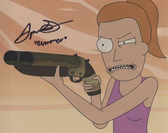 Spencer Grammer autograph
